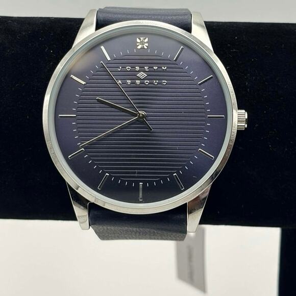 Silver & Blue Joseph Abboud Men’s Watch - Picture 2 of 5